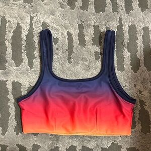 Splits59 rainbow sports bra
